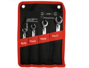 ZESTAW KLUCZY PŁ.PÓŁOTWARTYCH KPL.4szt. /SILVER