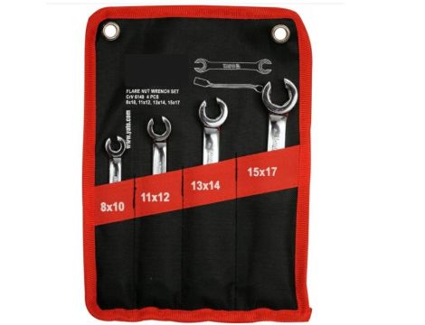 ZESTAW KLUCZY PŁ.PÓŁOTWARTYCH KPL.4szt. /SILVER