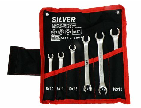 ZESTAW KLUCZY PŁ.PÓŁOTWARTYCH KPL.6szt. /SILVER - 2