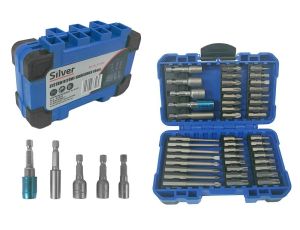 ZESTAW KOŃCÓWEK  45el./SILVER.....