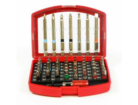 ZESTAW KOŃCÓWEK 56el./SILVER - 2