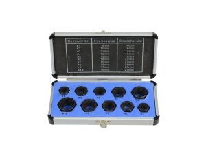 ZESTAW NASADEK DO ZERW.ŚRUB 10 EL.SILVER