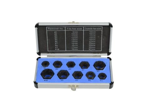 ZESTAW NASADEK DO ZERW.ŚRUB 10 EL.SILVER