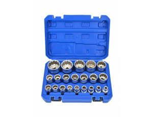 ZESTAW NASADEK SPLINE 21el. 12-KĄT. 1/2