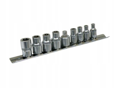 ZESTAW NASADEK TORX 1/4"-3/8" 9szt. - 2