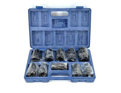 ZESTAW NASADEK UDAROWYCH 1" 10cz. 17-41mm  /SILVER