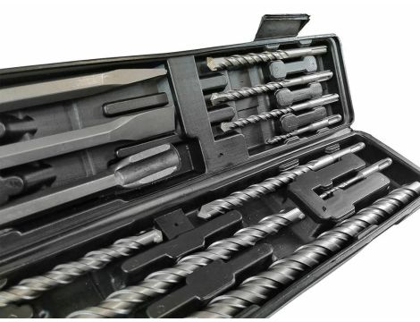 ZESTAW WIERTEŁ SDS+DŁUTA 12szt./WAL