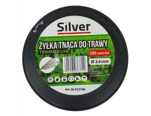 ŻYŁKA TNĄCA 2,4x100m  SKRĘCONA/KARBOWANA DUO-LINE  /SILVER - image 2