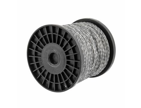 ŻYŁKA TNĄCA 2,4x100m  SKRĘCONA/KARBOWANA DUO-LINE  /SILVER - 4