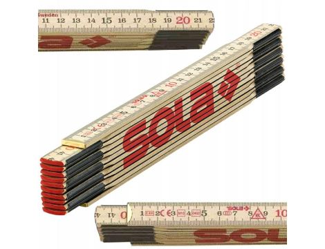 SOLA MIARA SKŁADANA DREWNIANA 2,4m H 2.4/12....