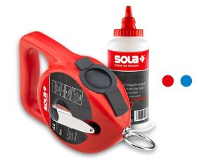 SOLA SZNUREK TRASERSKI 30m CLG 30 SET B + KREDA NIEBIESKA