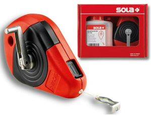 SOLA SZNUREK TRASERSKI 30m CLP SET R + KREDA CZERWONA