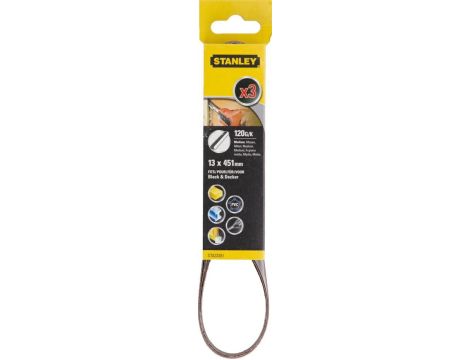 STA.PASY BEZKOŃCOWE 13mm x 451mm  P120 /3szt.