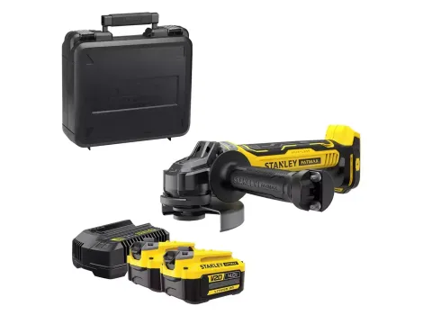 STANLEY SZLIFIERKA KĄTOWA V20 SFMCG700M2K 125mm 2x4,0Ah