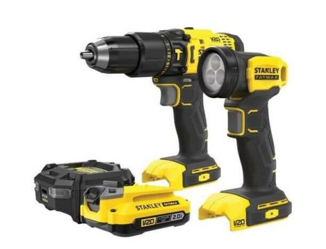 STANLEY WKRĘTARKA UDAROWA V20 SFMCD711 50Nm 1x2,0Ah KUFER +LATARKA SFMCK210D1