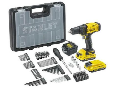 STANLEY WKRĘTARKA V20 SFMCD700D2A KUFER +80ACC