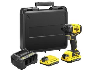 STANLEY ZAKRĘTARKA UDAROWA V20 SFMCF810D2K 170Nm 2x2,0Ah