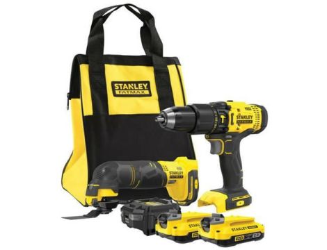 STANLEY ZESTAW V20 SFMCK213D2S (SFMCD711 + SFMCE500) 2x2,0Ah TORBA