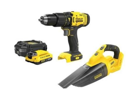 STANLEY ZESTAW V20 SFMCK219D1 (SFMCD711 + SFMCVH001B) 1x2,0Ah