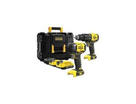 STANLEY ZESTAW V20 SFMCK461D2S (SFMCD715 + SFMCF810B) 2x2,0Ah TORBA ...
