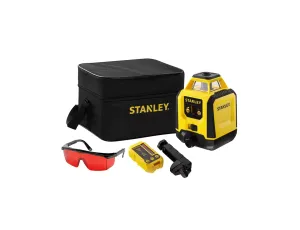 STANLEY LASER OBROTOWY DIY CZERWONY +DETEKTOR