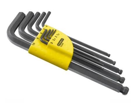 STANLEY IMBUSY  9szt KULA /1,5-10mm