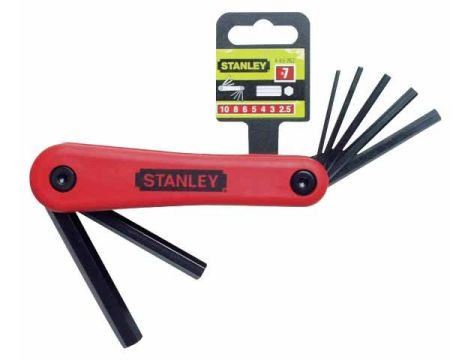 STANLEY IMBUSY SKŁADANE 7szt.2.5-10