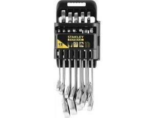 STANLEY KLUCZ PLASKO-OCZKOWY Z GRZECHOTKA Z PRZEŁ. KPL. 12szt.