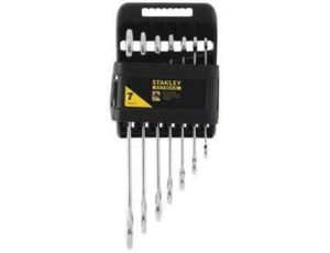 STANLEY KLUCZ PŁASKI KPL.  7szt. KRÓTKIE