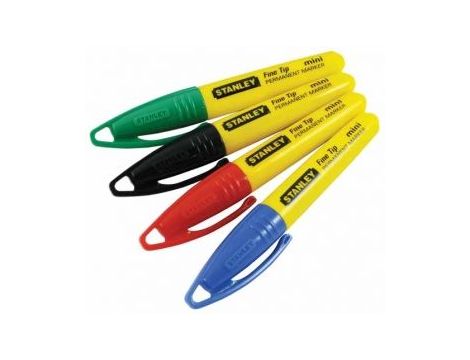 STANLEY MARKER FINE TIP MINI 4szt.