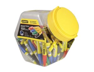 STANLEY MARKER FINE TIP MINI MIX 72szt