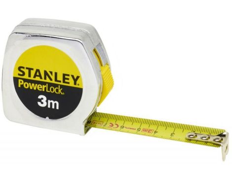 STANLEY MIARA ZWIJANA  3mx12,7mm POWERLOCK CHROM KARTA