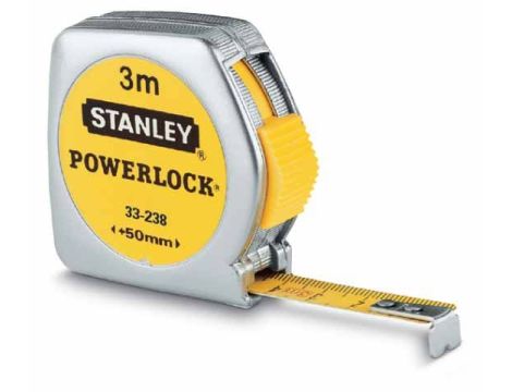STANLEY MIARA ZWIJANA  3mx12,7mm POWERLOCK CHROM LUZ