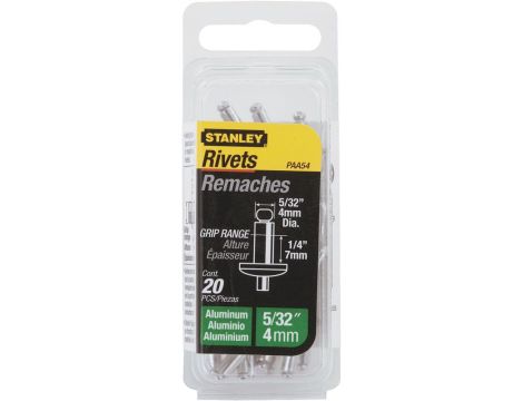 STANLEY NIT ALUMINIOWY 3/16"x3/8" 5x10mm/15szt. ...