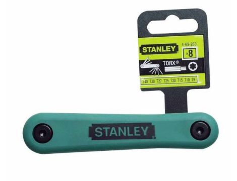 STANLEY TORX 8szt. SKŁADANE.T9-40