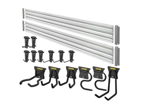 STANLEY VERSA ZESTAW WIESZAKÓW TRACK Z LISTWA MI 20szt.