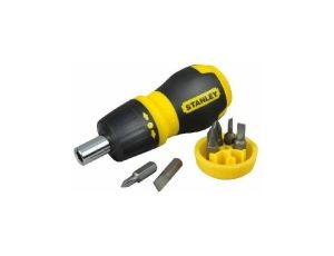 STANLEY WKRĘTAK MULTIBIT Z/G KRÓTKI + 7KOŃC.