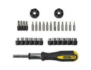 STANLEY WKRĘTAK Z GRZECH.+29 KOŃCÓWEK I NASADEK