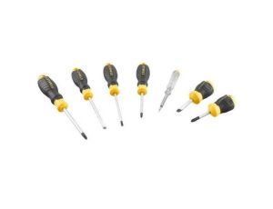 STANLEY WKRĘTAKI  7cz. C/GRIP (3PŁ+3PH+PRÓBNIK NAPIĘCIA)