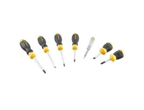 STANLEY WKRĘTAKI  7cz. C/GRIP (3PŁ+3PH+PRÓBNIK NAPIĘCIA)