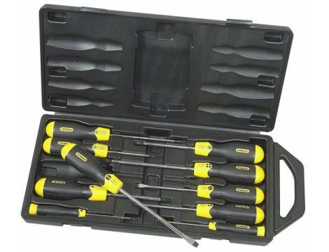 STANLEY WKRĘTAKI 10cz. CUSHION GRIP /PŁ+PZ/ ...