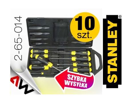 STANLEY WKRĘTAKI 10cz. CUSHION GRIP /PŁ+PZ/ ... - 2