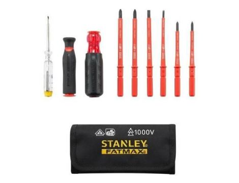 STANLEY WKRĘTAKI 10cz. VDE (2PH+2PZ+2PŁ+TESTER)