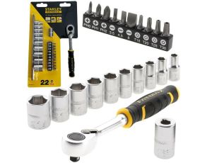 STANLEY ZESTAW KLUCZY  22el. 1/4