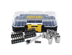 STANLEY ZESTAW KLUCZY  37el.  1/4