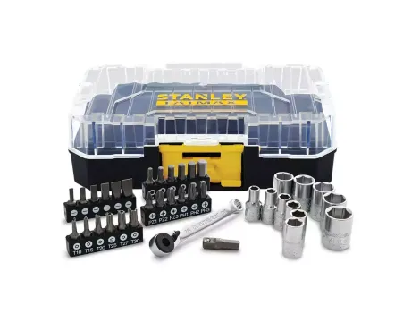 STANLEY ZESTAW KLUCZY  37el.  1/4" MODUŁ PRO-STACK S