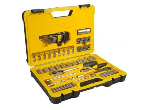 STANLEY ZESTAW KLUCZY  75el.  1/4"-1/2" .............