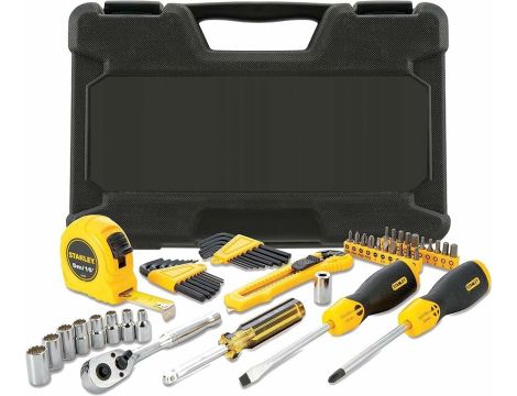 STANLEY ZESTAW NARZĘDZI  51el. W KASECIE