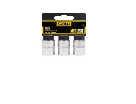 STANLEY ZESTAW NASADEK 1/2 FATMAX 17, 18, 19mm
