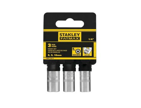 STANLEY ZESTAW NASADEK 1/4 FATMAX 8, 9, 10mm